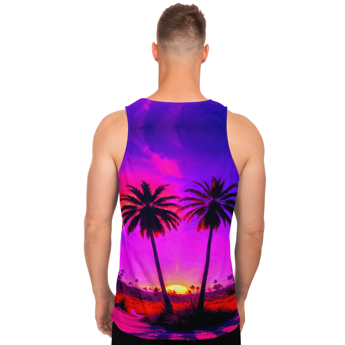 SUNSET WAVE TANK TOP