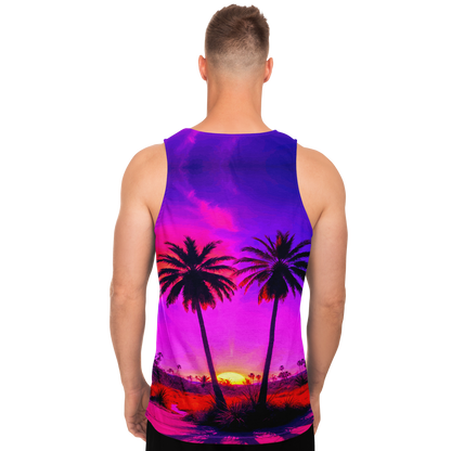 SUNSET WAVE TANK TOP