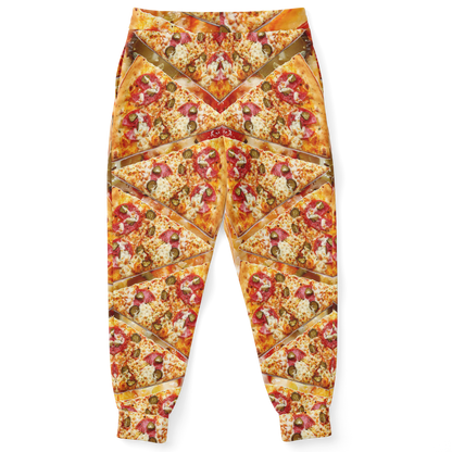  Cheesy Pizza Joggers – Back view showcasing fun and food-inspired design