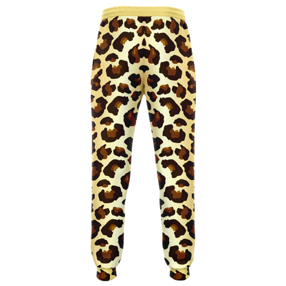  Cheetah Print Joggers – Back view showing consistent cheetah pattern and relaxed fit