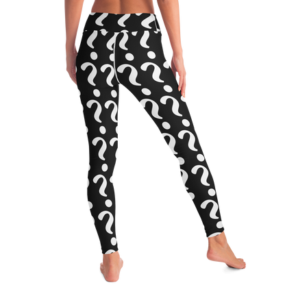  Custom Vibe Leggings – Back angled view showing how your custom print will wrap naturally on the fabric