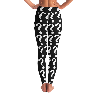  Custom Vibe Leggings – Back view with placeholder print that can be replaced by your unique custom design