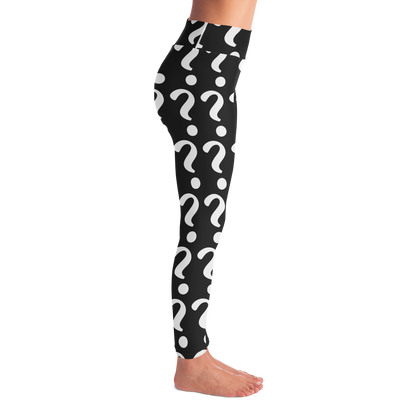 Custom Vibe Leggings – Left profile with replaceable print, ready for your one-of-a-kind vision