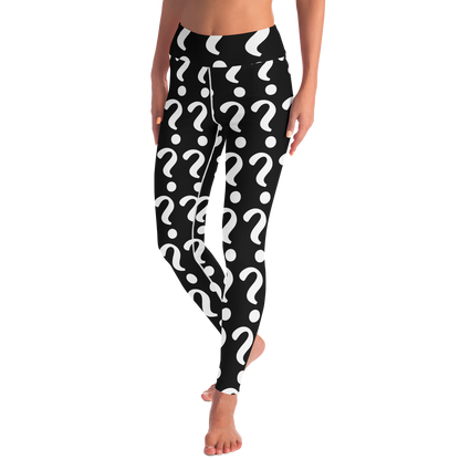 Custom Vibe Leggings – Front angled walking pose highlighting editable design area for full personalization