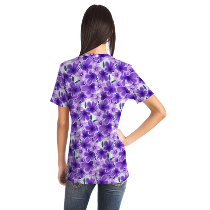 VIBRANT VIOLETS T-SHIRT Taufaa