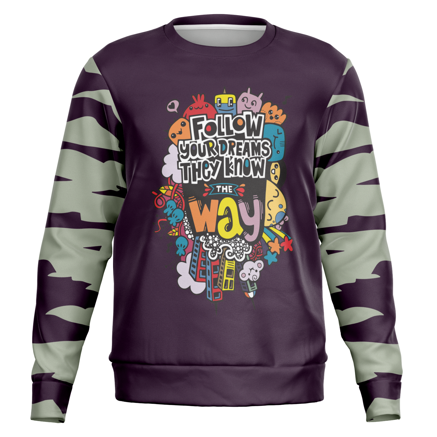 Fashion Sweatshirt - AOP Taufaa