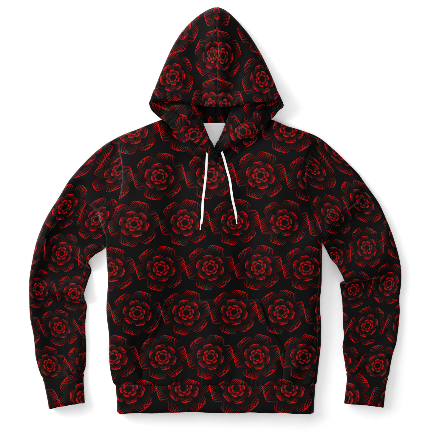 <alt.Ruby Red Rose Hoodie - Taufaa>