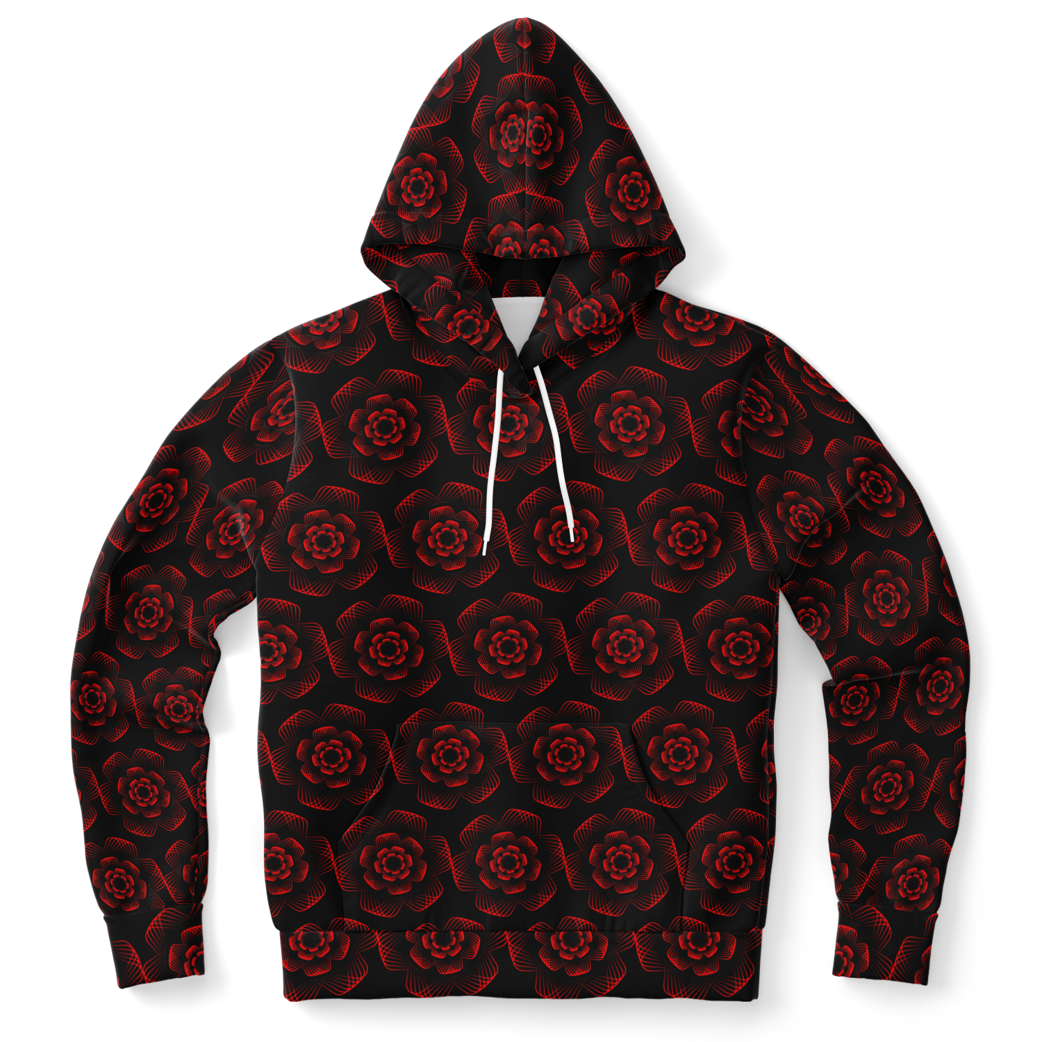 <alt.Ruby Red Rose Hoodie - Taufaa>