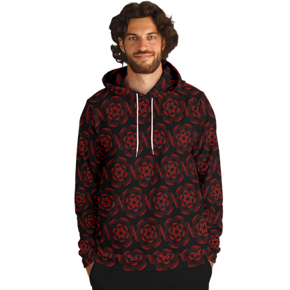 <alt.Ruby Red Rose Hoodie - Taufaa>