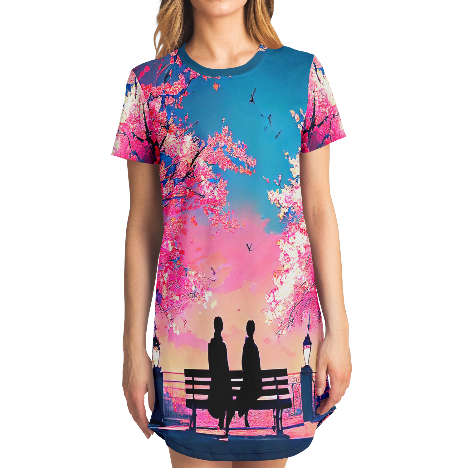 Blossom Bliss T-shirt Dress Taufaa