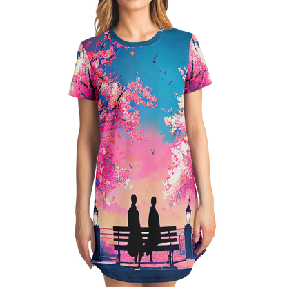 Blossom Bliss T-shirt Dress Taufaa