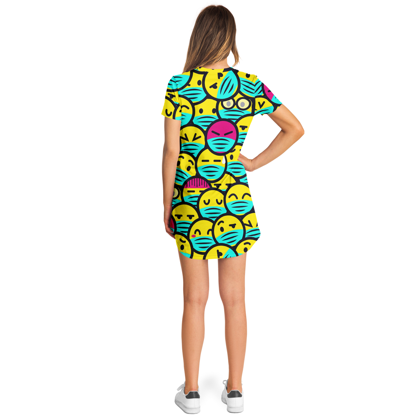 EMOJI FUSION T-SHIRT DRESS Taufaa