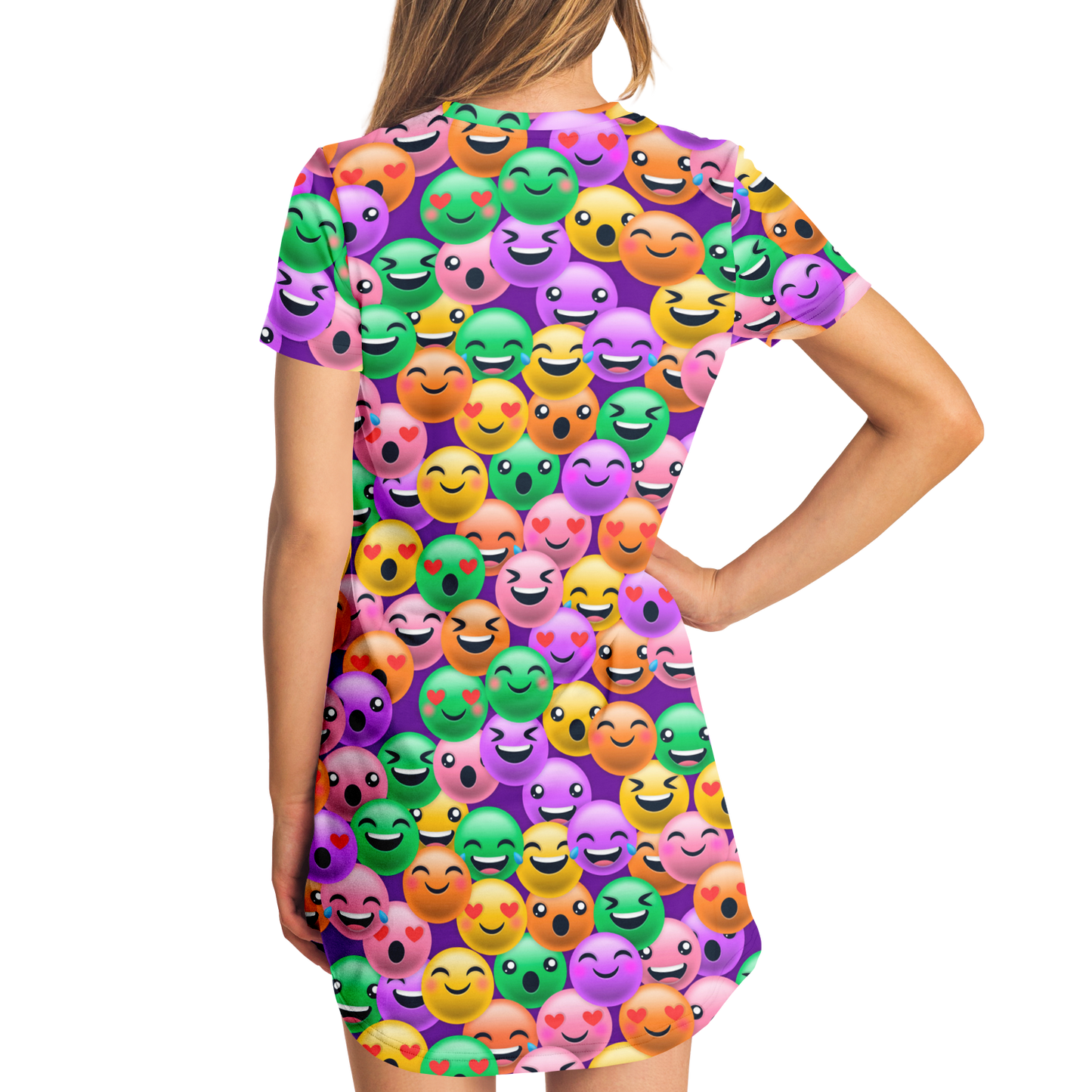 EMOJI ALL DAY T-SHIRT DRESS Taufaa