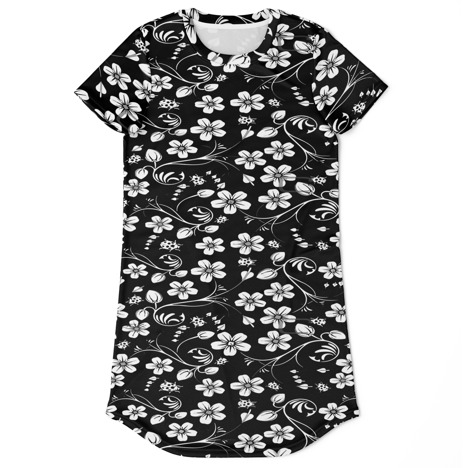 WHITE FLORAL PRINT,
BLACK AND WHITE PRINT,
floral print dress